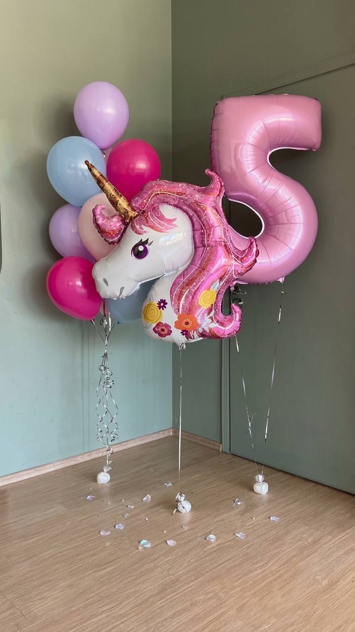 Сет шаров «Пятый день рождения»